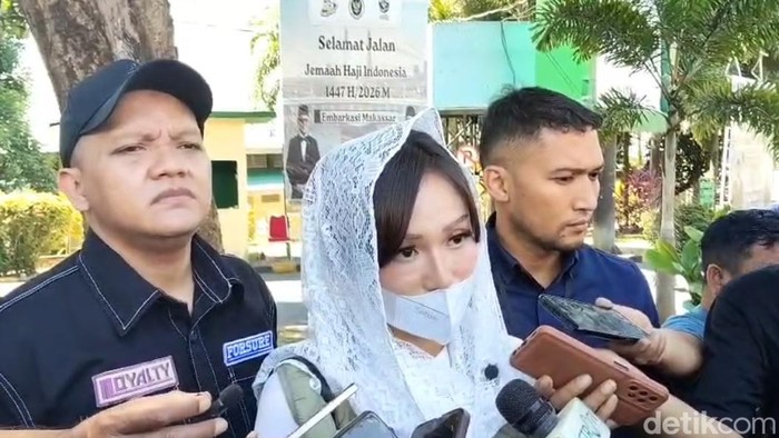 Calon jemaah haji asal Makassar, Widya Sulfia Anggraini (36).