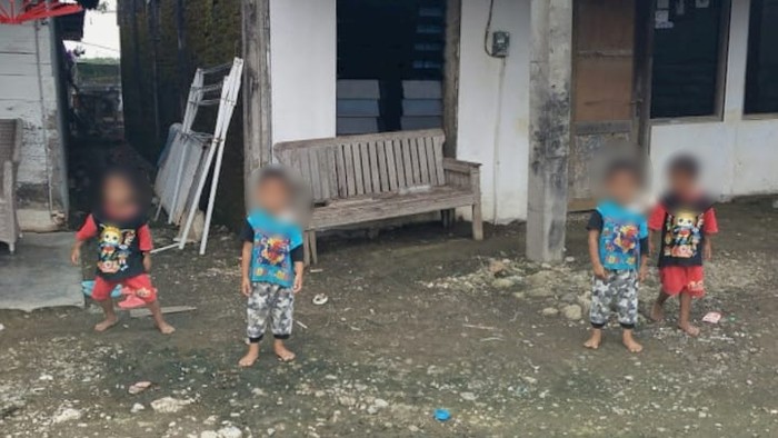 Dua bocah di Demak terekam kamera di Google Street View seolah-olah menjadi beberapa bayangan. Foto diunggah Selasa (7/7/2026).