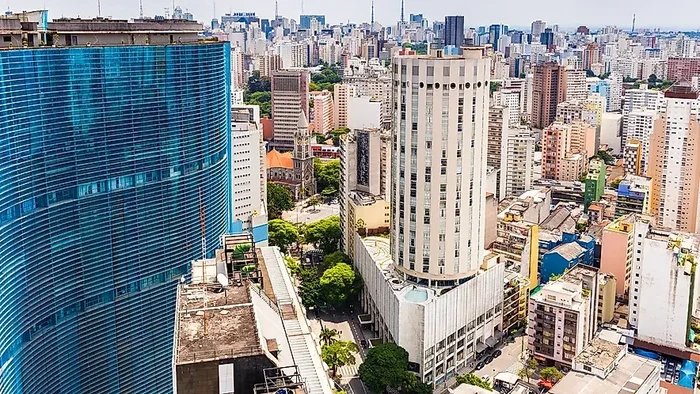 Edificio Copan di Sao Paulo, Brasil