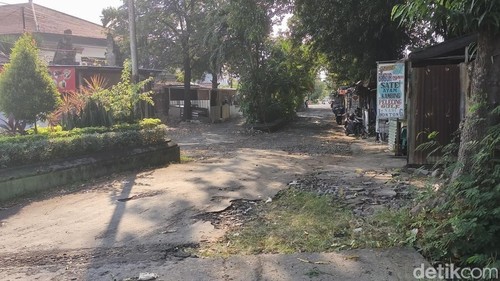 Kondisi Jalan Abimanyu Singaraja, Selasa (7/7/2026). (Dok Made Wijaya Kusuma/detikBali)