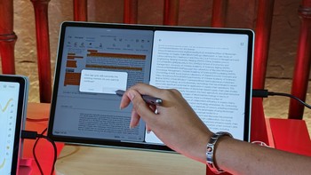 Smart Capture & AI Notes bisa mengubah gambar studi menjadi catatan rapi, meringkas teks, dan menulis ulang dengan lebih jelas untuk pemahaman materi yang lebih mendalam. Foto: Adi FR/detikINET