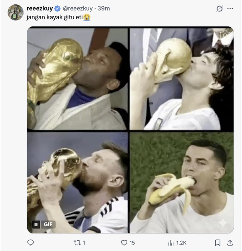Meme Ronaldo Piala Dunia