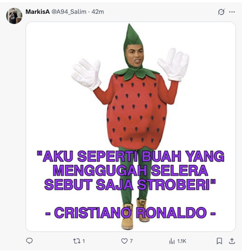 Meme Ronaldo Piala Dunia