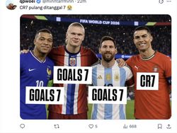 Tangis Ronaldo Dibalas Meme Ejekan, Netizen Ramai Menyindir