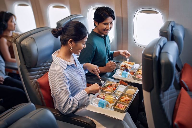 Penerbangan dari SIngapura-Sydney oleh Singapore Airlines Penerbangan SIngapura-Sydney oleh Singapore Airlines.