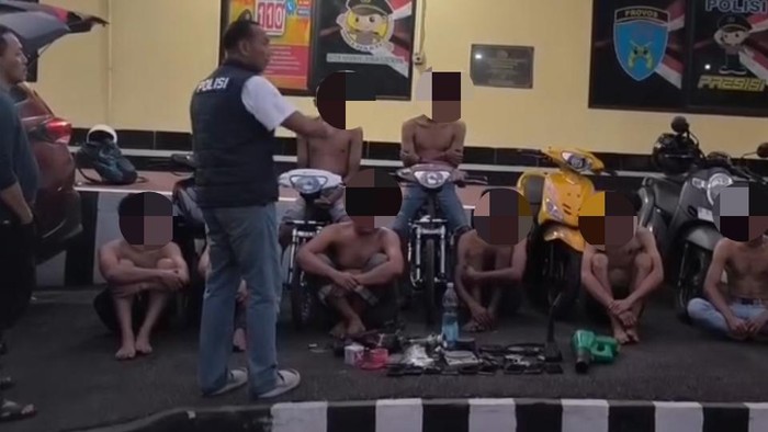 Polisi Bubarkan Balap Liar di Cileungsi Bogor, 9 Orang Ditangkap