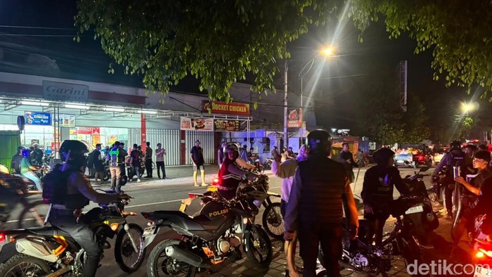 Polisi di Magetan melakukan antisipasi gesekan pengesahan warga baru pesilat.
