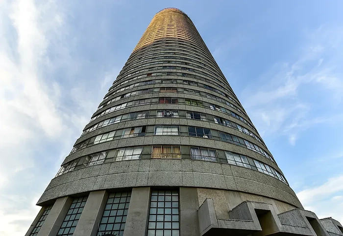 Ponte City di Johannesburg, Afrika Selatan