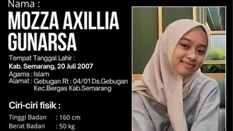 Gadis Semarang Hilang Setahun Usai Pamit Antar Laptop, Begini Ciri-cirinya