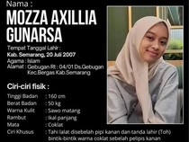 Gadis Semarang Hilang Setahun Usai Pamit Antar Laptop, Begini Ciri-cirinya