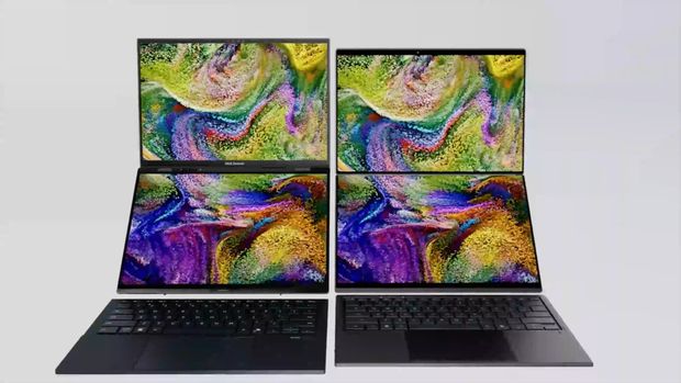 Rekomendasi laptop layar ganda.