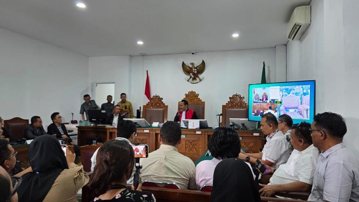 Sidang Putusan Praperadilan Roy Suryo di PN Jaksel (Taufiq/detikcom)
