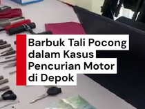 Video Penampakan Tali Pocong Jadi Barbuk Kasus Pencurian Motor di Depok