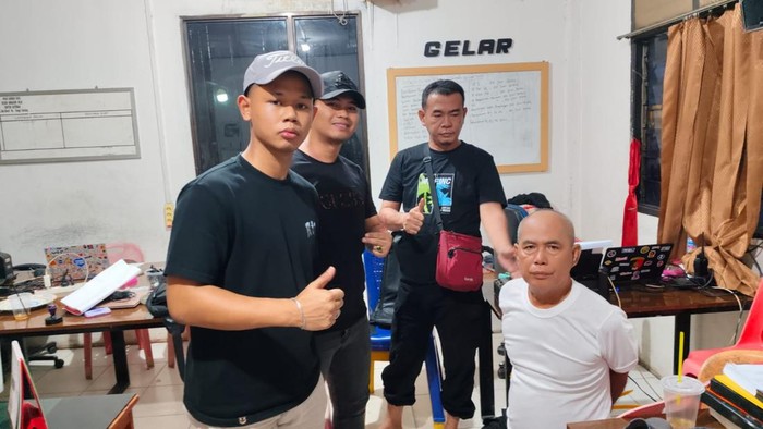 Tampang lansia yang menembak pria di OKI saat diamankan polisi