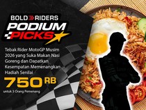Tebak Rider MotoGP yang Suka Nasi Goreng Bisa Dapat Saldo Rp 250 Ribu, Mau?