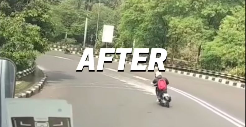 Video pengguna jalan mengaku takut tabrakan karena tak ada markah di Jalan Akses UI Depok viral di medsos. Dishub Depok mengabarkan markah sudah terang lagi. (dok DIshub Depok) Video pengguna jalan mengaku takut tabrakan karena tak ada markah di Jalan Akses UI Depok viral di medsos. Dishub Depok mengabarkan markah sudah terang lagi. (dok DIshub Depok)