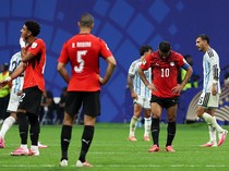 Murka Pemain Mesir ke Wasit Usai Kalah Dramatis dari Argentina