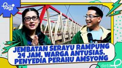 Video: Jembatan Serayu Rampung 24 Jam, Warga Antusias, Penyedia Perahu Amsyong