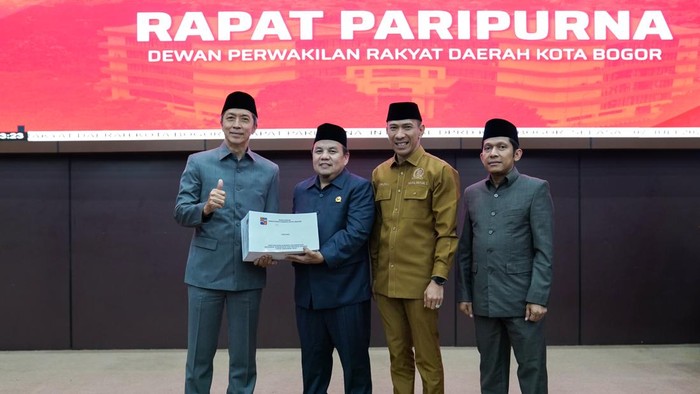 Dewan Perwakilan Rakyat Daerah (DPRD) Kota Bogor bersama Pemerintah Kota (Pemkot) Bogor menggelar rapat paripurna pada Selasa (7/7/2026).