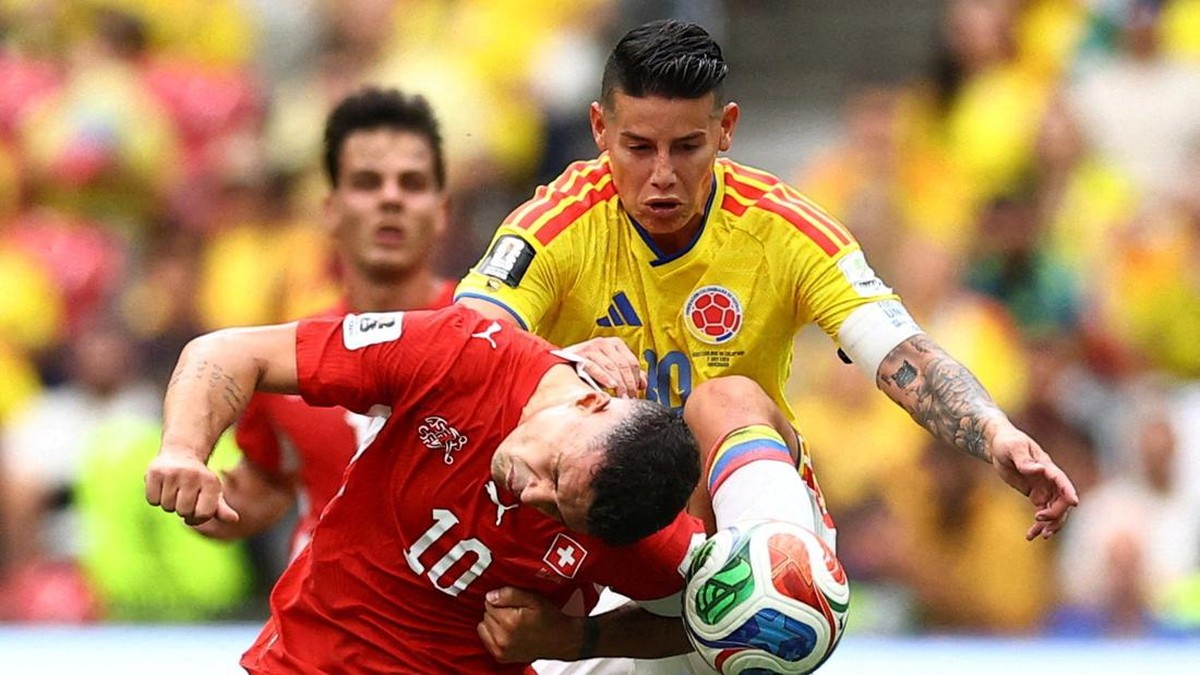 Granit Xhaka, James Rodriguez Granit Xhaka, James Rodriguez