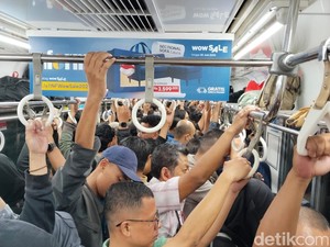 Video: Perjalanan KRL Jakarta-Bogor Sempat Terganggu Imbas Tawuran di Dekat Rel