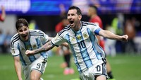 Hasil Argentina Vs Mesir: Menang Dramatis 3-2, Lionel Messi Cs ke 8 Besar