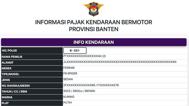 McLaren pakai pelat nomor Ferrari McLaren pakai pelat nomor Ferrari