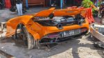 Potret McLaren YouTuber Andra ST Usai Kecelakaan, Remuk Tak Berbentuk