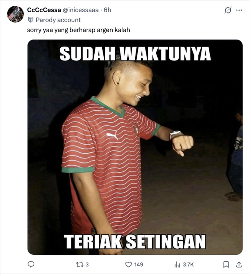 Meme Argentina Jagoan