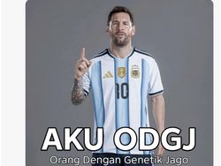 Meme Permisi Argentina Jagoan Mau Lewat, Fans Ronaldo Jangan Lihat