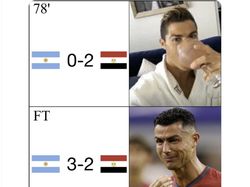 Meme Permisi Argentina Jagoan Mau Lewat, Fans Ronaldo Jangan Lihat