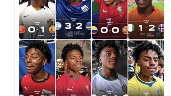 Speed mengenakan jersey untuk menunjukkan dukungan ke negara tertentu, tapi mereka kalah. Foto: X.com
