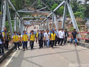 Kementerian PU Perkuat Jembatan Enang-Enang Bener Meriah yang Diperbaiki Warga