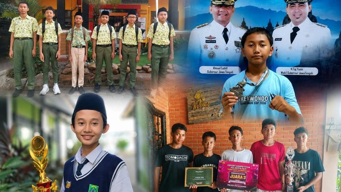 Murid berprestasi MTsN 1 Pati.