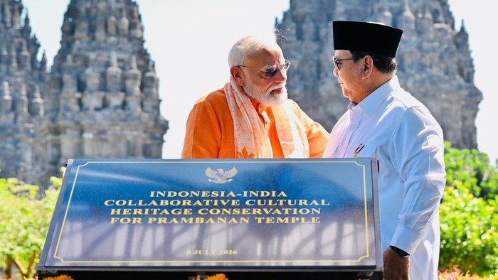 Perdana Menteri (PM) India Narendra Modi dan Presiden Prabowo Subianto