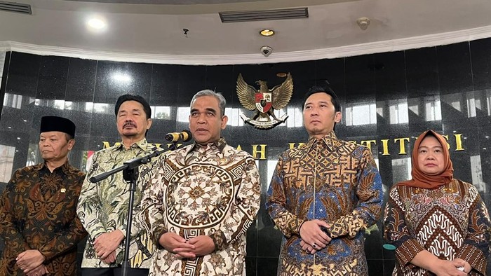 Pimpinan MPR temui MK (Anggi/detik)