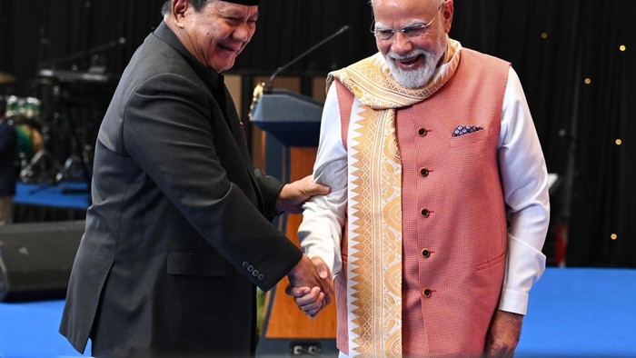 Prabowo di acara komunitas India di Jakarta (dok. Cahyo - Biro Pers, Media, dan Informasi Sekretariat Presiden)