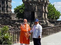 Prabowo-PM India Kunjungi Candi Prambanan Awali Kerja Sama Konservasi