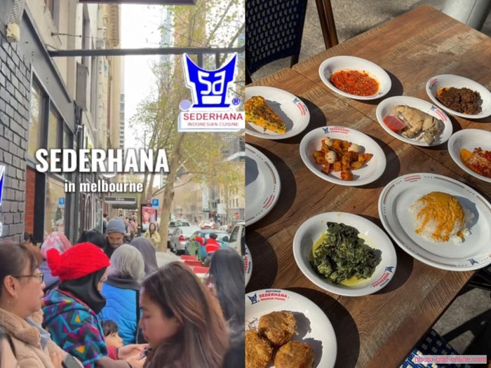 Diaspora Indonesia membagikan momen makan nasi Padang di Restoran Sederhana Australia
