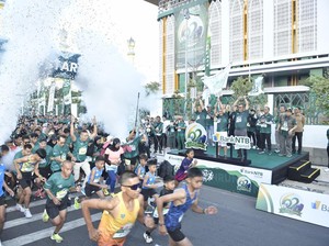 Ribuan Pelari Ramaikan Rimo Run, Bank NTB Syariah Kenalkan Rinjani Mobile