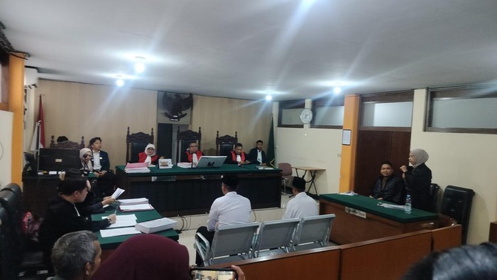 Sidang Bripka Agus di kasus pembunuh mahasiswi UMM di PN Malang