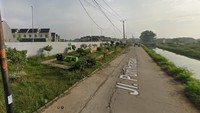 Setelah setahun berlalu, rumput liar mulai tumbuh di taman itu. Semak-semak juga tumbuh di perbatasan jalan. Foto: Google Street View