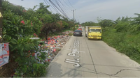 Sebagian lahan bekas taman sudah mulai dipenuhi tumpukan sampah pada 2024. Lautan rumput berubah menjadi hamparan sampah. Foto: Google Street View