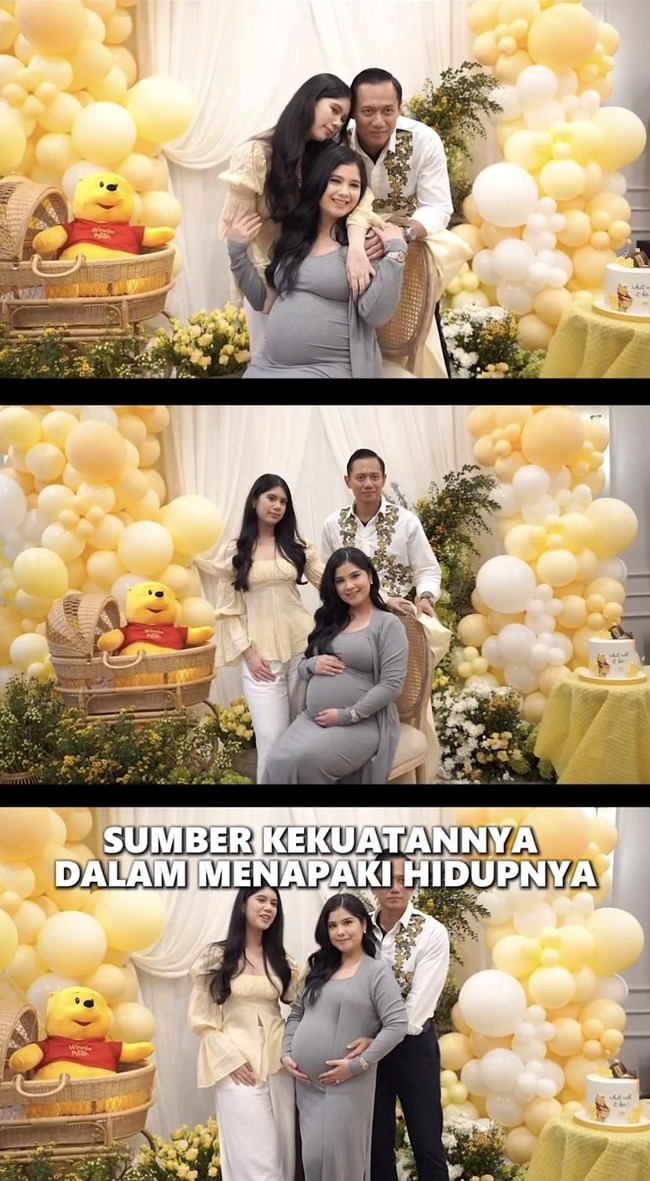 Seperti yang diketahui, saat hamil anak kedua, Annisa dan Agus sempat merahasiakannya dari publik. Keduanya baru membagikan kabar bahagia tersebut jelang kelahiran putranya yang diberi nama Arjuna. Foto: Instagram/@annisayudhoyono