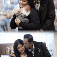Setelah lahir, Agus dan Annisa juga kompak memilih merahasiakan wajah putra mereka. Dari foto-foto yang diunggah, wajah Arjuna di-blur agar tak terlihat. Foto: Instagram/@annisayudhoyono