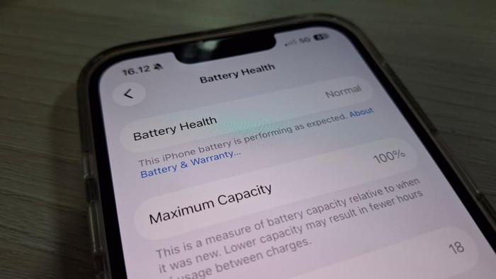 Battery Health di iPhone.