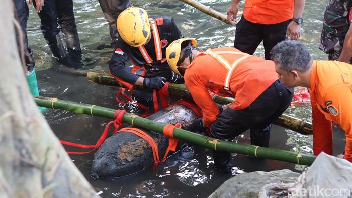 Bom aircraft yang ditemukan di sungai Kota Blitar dipastikan masih aktif