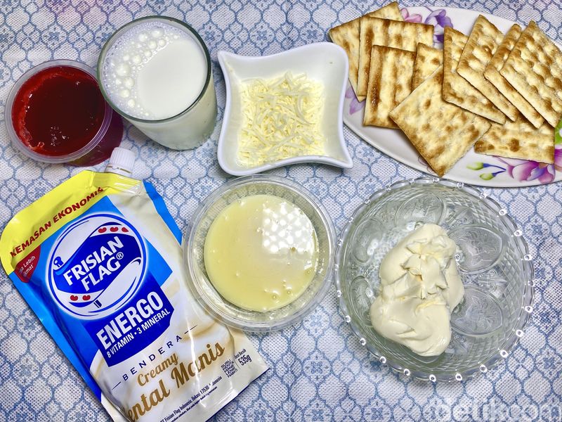 Cheesecake Crackers Resep Cheesecake Crackers 4 Bahan ala Frisian Flag