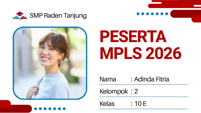 Contoh nama tag MPLS TK, SD, SMP, SMA