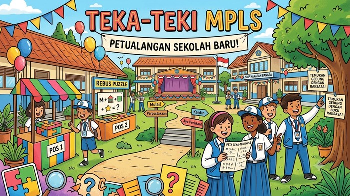 Ilustrasi teka-teki MPLS.